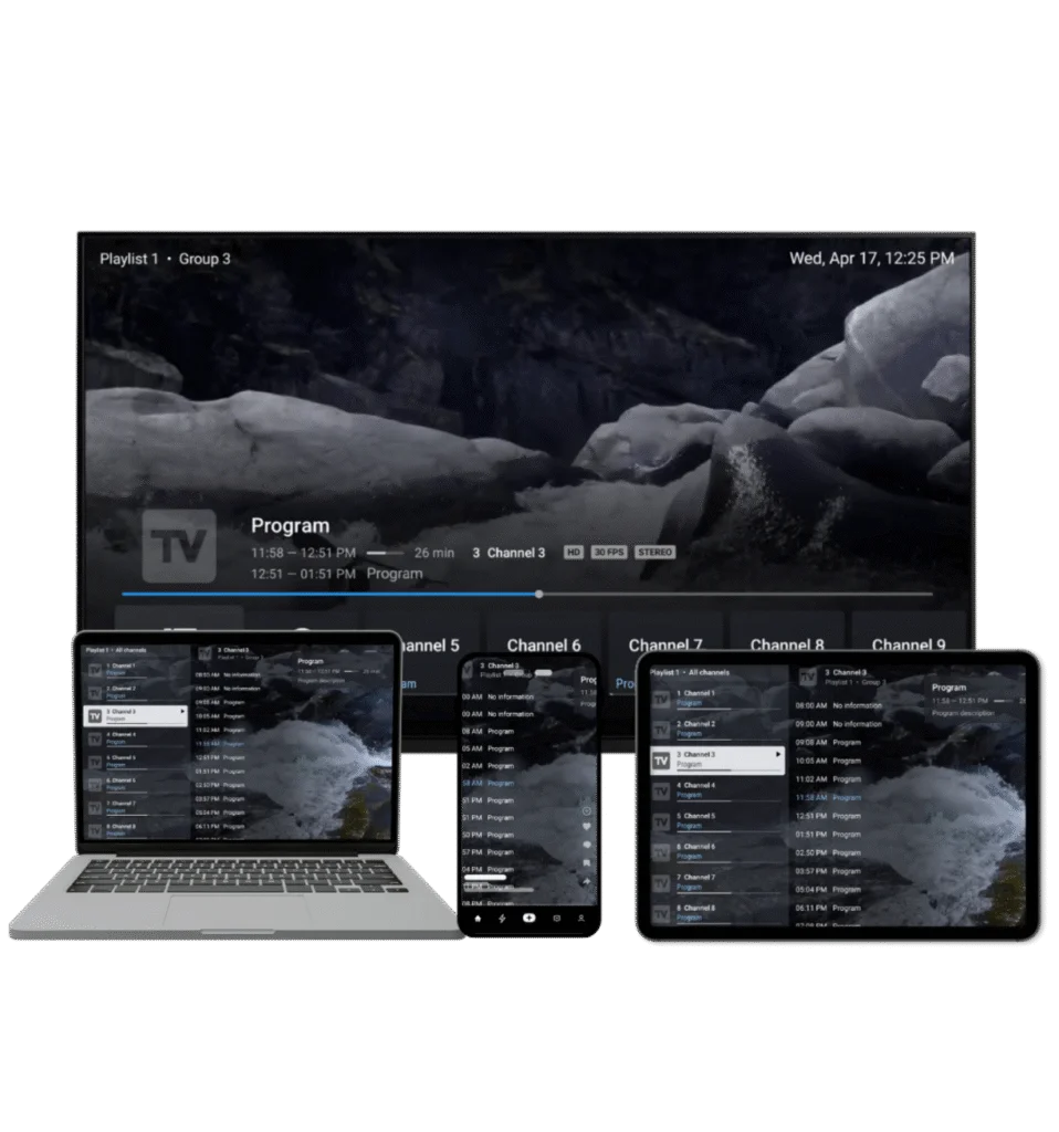 TiviMate IPTV player interface