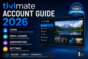 Best TiviMate Account Guide 2026: Login, Email Change & Subscription