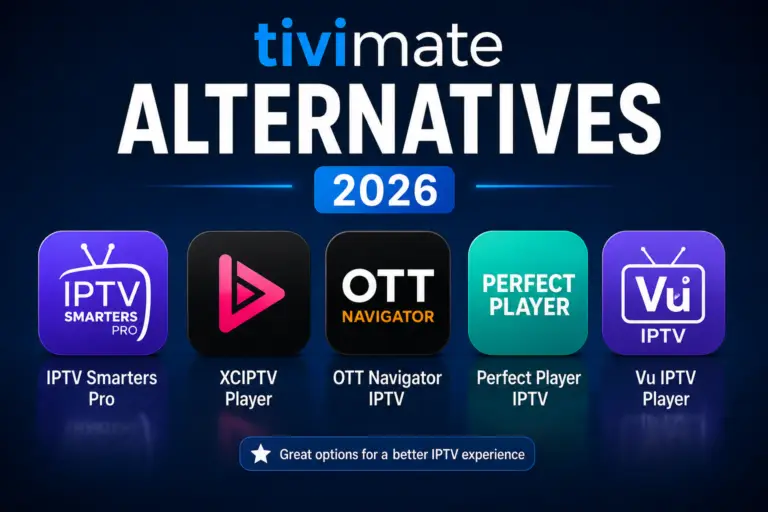 Best TiviMate Alternatives in 2026 (Free and Paid) — Honest Comparison for Every Device