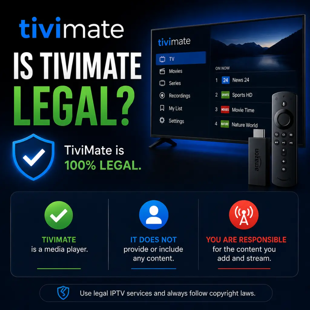 Is TiviMate legal guide