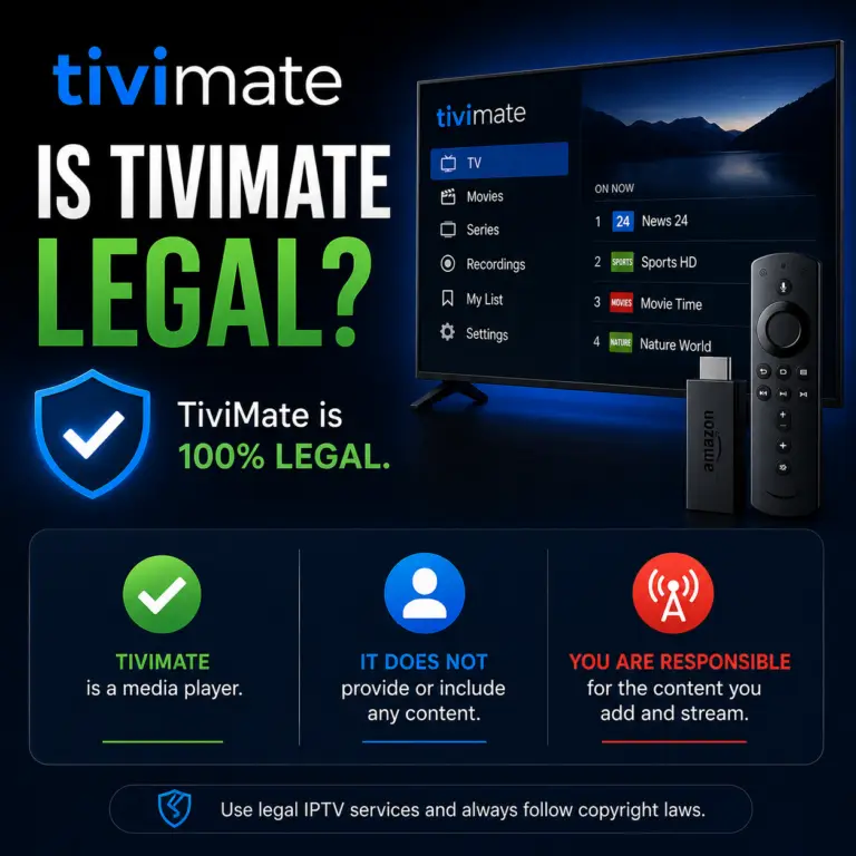 Is TiviMate Legal? What You Need to Know in 2026